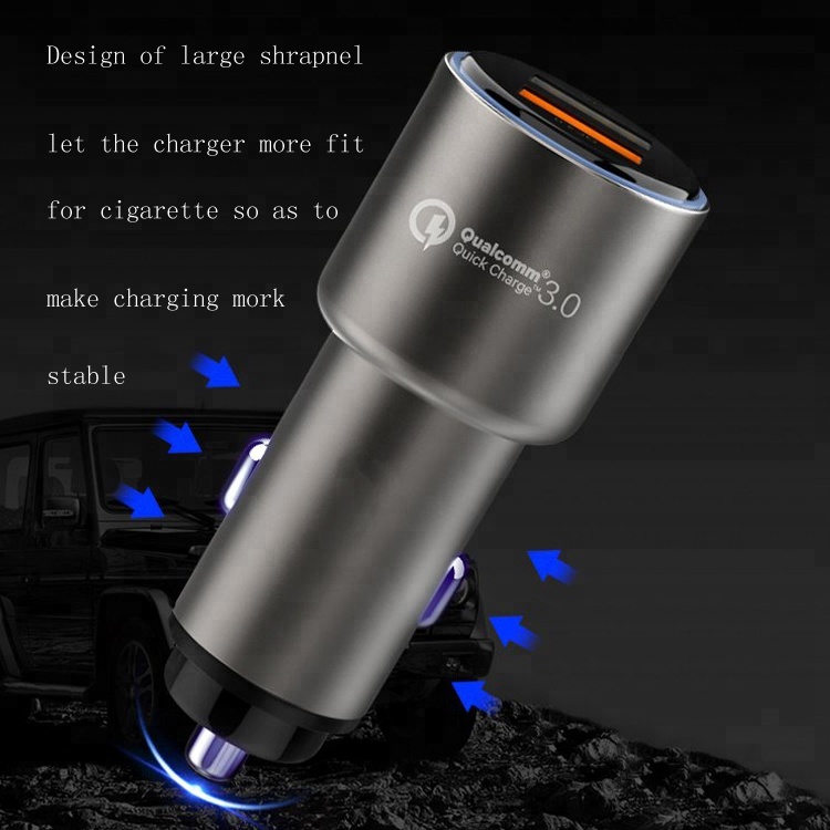 заряжатель автомобиля сотового телефона USB 5.4A 30W