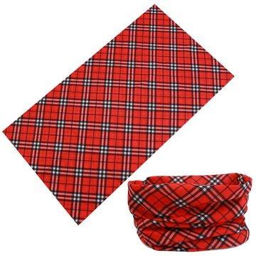 Hot sale check design tube scarf seamless tube bandana magic neck protector
