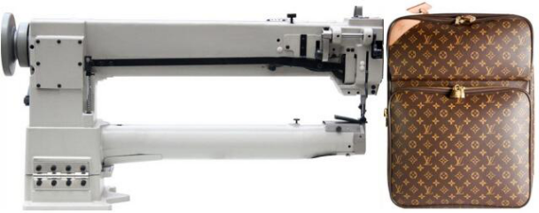 Single Needle Direct Drive Compound Feed Cylinder Bed Heavy Duty Leather Sewing Machine