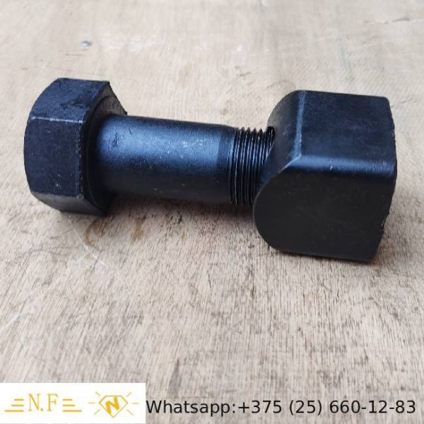 Flat Head Bucket Tooth Bolt And Nut Excavator Tooth Lock Pin Bolt Nut 8e6259 / 3G9609 / 8j5309