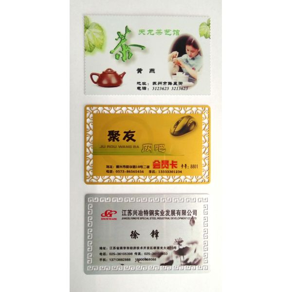 Durable Aluminum Sublimation Straight Design Business Cards Souvenir