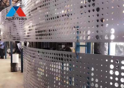 Anti Corrosion Perforated Aluminium Sheet Wall Panel For Bank Decoration