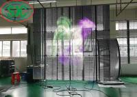 AC100-240V 60Hz Écran d'affichage LED transparent à entrée pour publicité intérieure Fonction d'affichage vidéo 3-5 ans de garantie