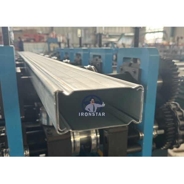 “India Standard Automatic Upright Rack Roll Forming Machine CType Pallet Beam Goods Shelf Profile Forming Machine Heavy Duty C Type Pallet Beam Roll Forming Machine Automatic Warehouse Storage Goods ”