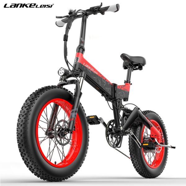 Lankelsisi X3000Plus 20 Inch Fat Tire Electric Bike 1000W 13AH