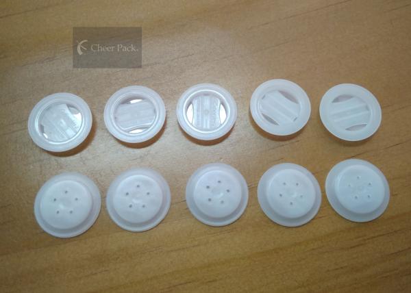 Material de desgaseificação do PE do produto comestível de sacos de café da válvula da maneira do costume um, tamanho de 23*4mm
