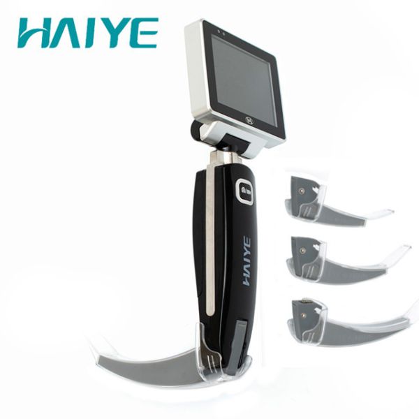 Stainless Steel 8GB HD Screen Medical Optical Laryngoscope For Adult