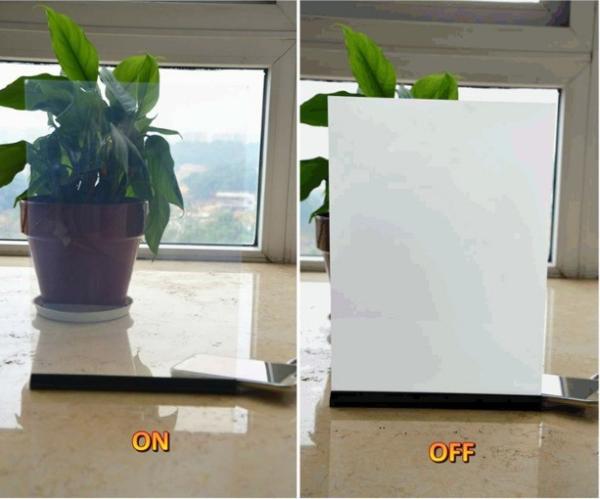 Electric Opaque Atomization PDLC Film for Gardens Glass Decoration Window 0.38mm Thickness