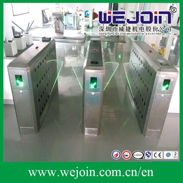 Intelligent Flap Barrier with 304 Stainless Steel Housing and Auto-reversing Function