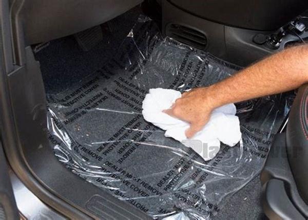 Filme automotivo da proteção do tapete, película protetora alta do espaço livre da remoção da aderência