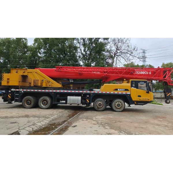 2023 Used SANY STC500C5 Truck Crane – 50 Ton Lifting Load | 46M Max Lifting Height | Yuchai Engine | Model STC500C5-8