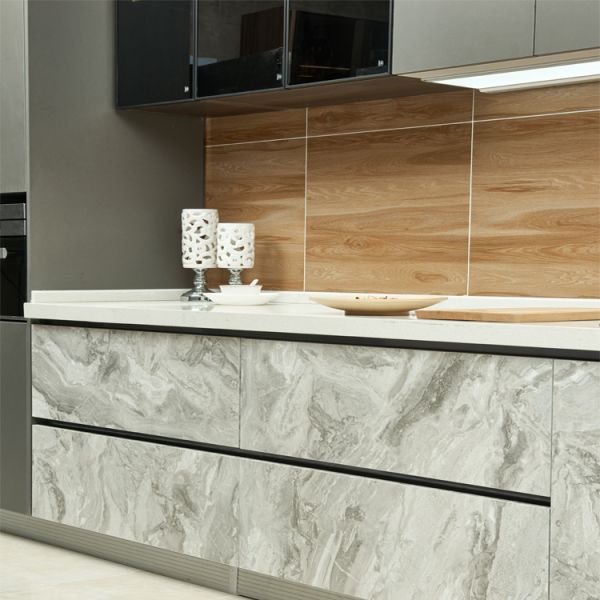 High End Matt Black Industrial Import Hotel Modular Kitchen Cabinets