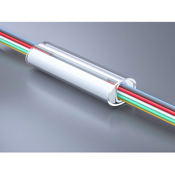 120C Shrinking Temperature Range Ceramic Fiber Heat Shrink Tube for Splice Protection