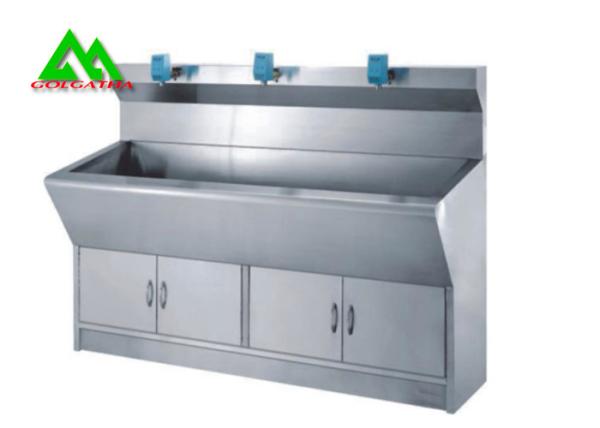 Floor Mounted Hospital Ward Equipment Cleaning Tank Furniture Abrasion Resistance