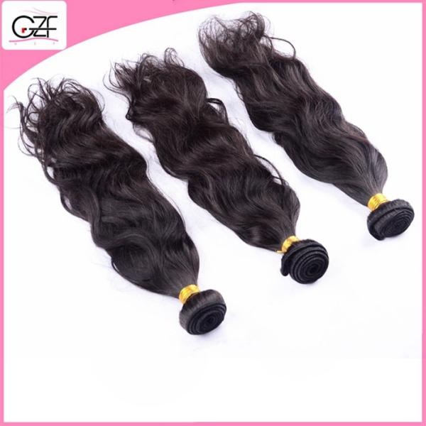 Hot Selling Virgin Indian Remy Wavy Hair Natural Wave Top Grade Indian Virgin Hair Bundle