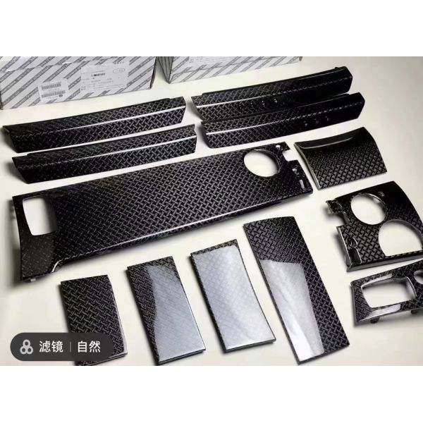 2018 Cullinan Rolls Royce Kit de carrocería de fibra de carbono seco Panel interior de recorte del centro