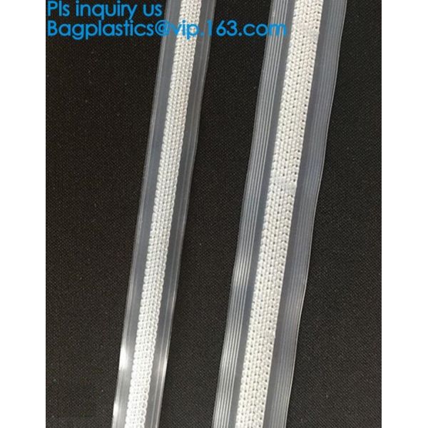 Eco-Friendly VELCRO Seal Strip, Press-Lock Seal Zipper, Pouch Bags Accessories, Easy Tear Plastic seal lock