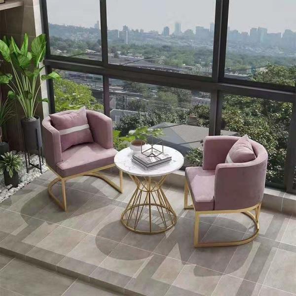 Metal And Fabric Dining Chairs , Metal Frame Upholstered Dining Chair