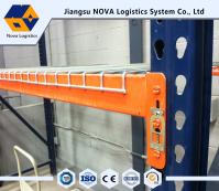 Commande personnalisée dans les étagères résistantes de stockage en métal de défilement ligne par ligne de palette