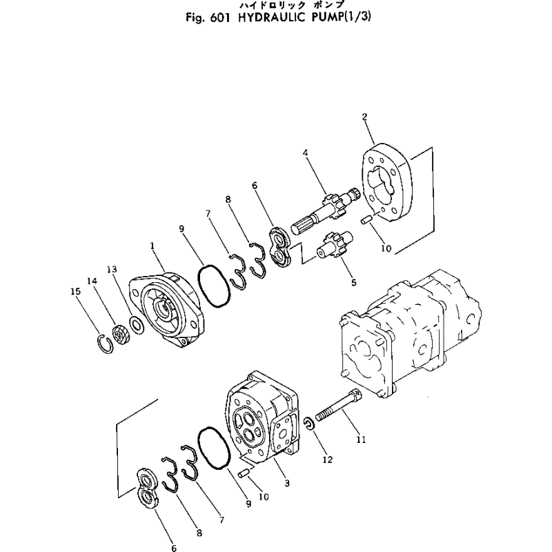 705-58-24010 7055824010 For Komatsu PC60-2 EXCAVATORS Hydraulic Main Pump Gear pumps LOADER PUMP SWITCH PUMP Piston Pump PUMP ASSY Aftermarket Original