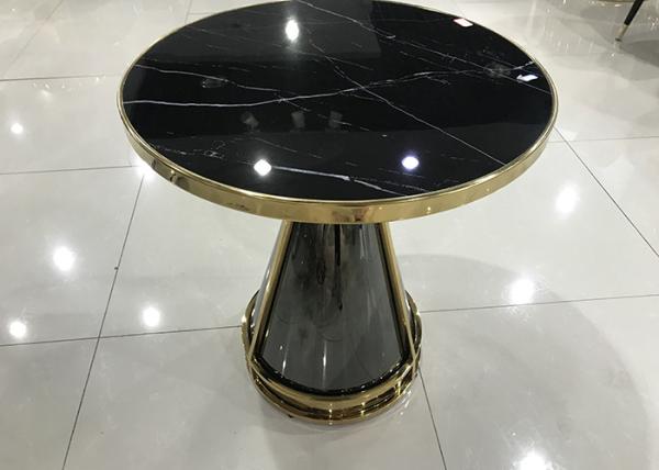 70cm Wrought Iron Glass Coffee Table