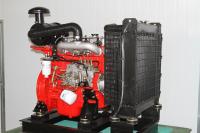 poder principal do motor diesel da tecnologia 4BD de 3000rpm ISUZU de 72KW a 100KW para o poder da bomba de luta contra o incêndio no vermelho