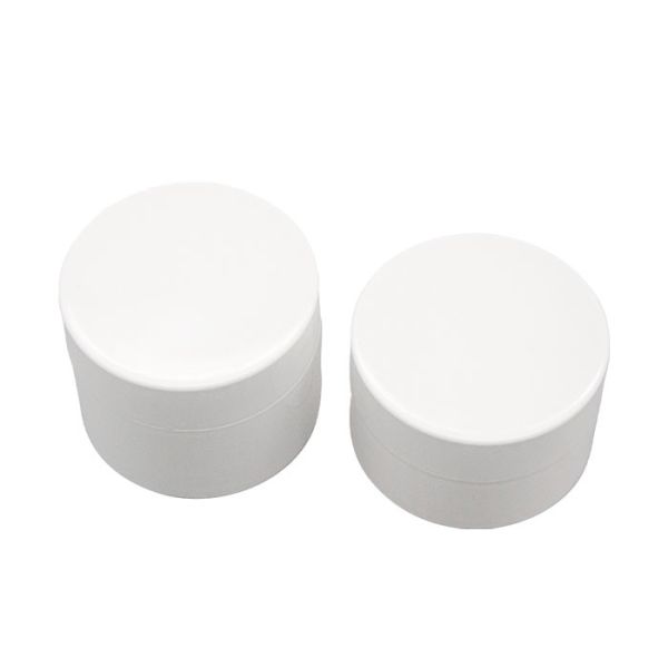 30g/50g Customer Color Airless Cream Jar Skin Care Packaging Eco-Friendly Special White PP Vacuum Cream Jar UKA47