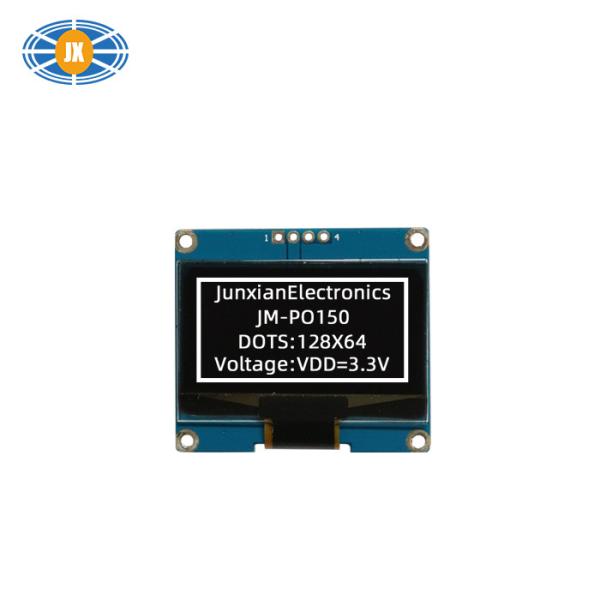 Monochrome Dot Matrix 1.54 Inch OLED Display 128x64 Pixels I2C Interface LCD Display