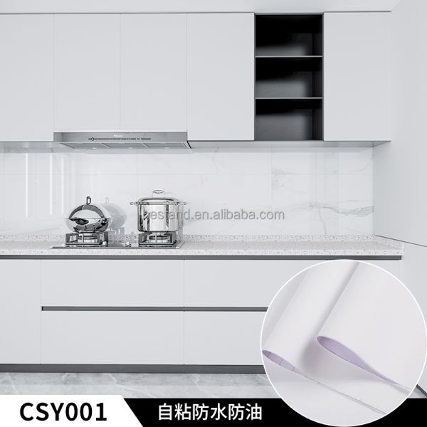 Appartement papier peeling et collage auto-adhésif pour la cuisine armoire de porte film de rénovation bandes motif à carreaux