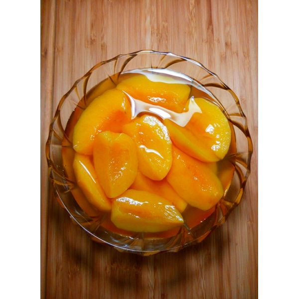 Регулярная ХАЛЯЛЬНАЯ помадка законсервировала желтый персик в светлом сиропе понижает уровень сахара в крови и липиды