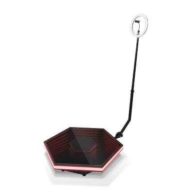 360° Photo Booth With Social Media Sharing Heavy Duty Design Automatic Spin Function