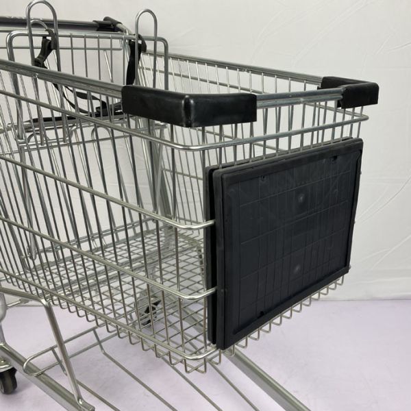 Американская емкость загрузки вагонетки 110Kgs посещения магазина бакалеи металла стиля с версией рекламы логотипа