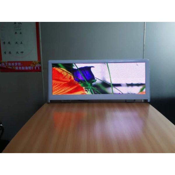 Outdoor Car LED Sign Display 96*32 Cm Display Function for Effective Advertising