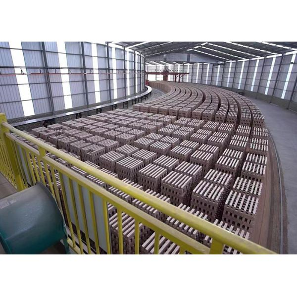Intelligent Fully Automatic Rotary Tunnel Kiln With 100000 To 200000 Per Day Capacity