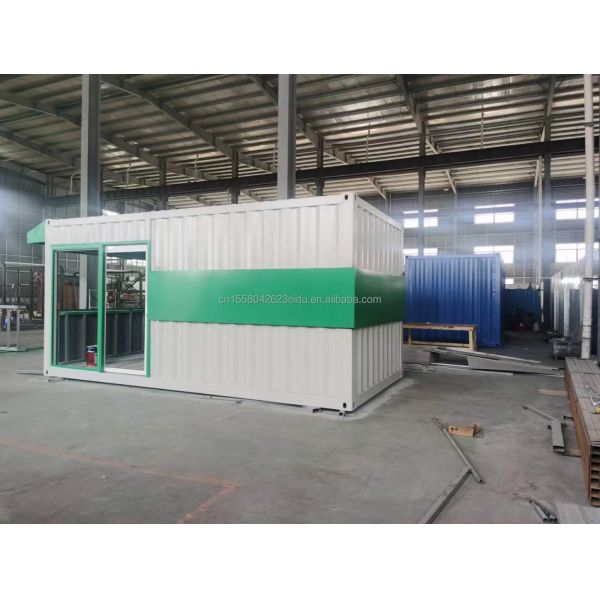 Modern 20 FT 40 FT Prefab Home Container Wooden Prefabricated Outdoor Restaurant Coffee Bar for Customized Color