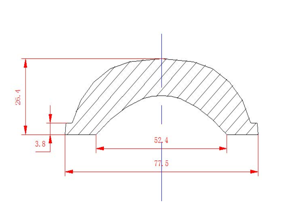 120 Degree Transparent LED Projector Lens For High Power LED Industrial Light