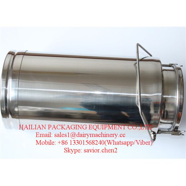 SS304 Milk Cans , 20L Milk Bucket For Milk Transportation and Storage