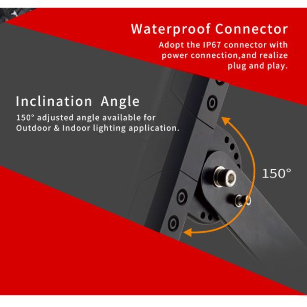 LED Sport Lighting 900 Watt 10DEG 4000K High Heat Dissipation LED Stadium Flood Light 1000W LED Flood Light 160lm/w