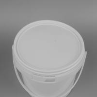 Seau en plastique blanc 2L du tambour pp de nourriture de FDA Ceritification pour l'aliment pour animaux familiers