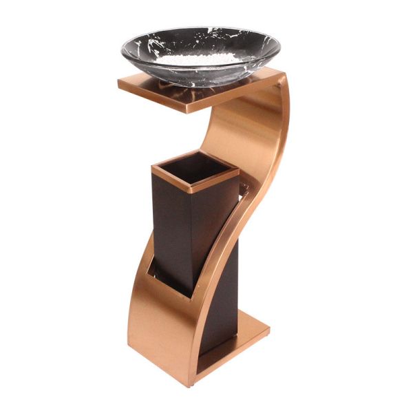 Stainless Ashtray Trash Can Elevator Hotel Lobby Trash Cans