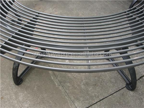 Cast Iron Metal Tree Surround Bench With Polyester Powder Coating