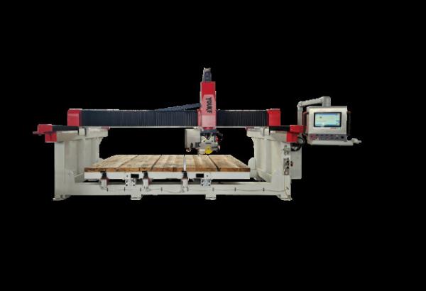 Customized CNC Stone Cutting Bridge Saw Machine 4 Axis 75KW