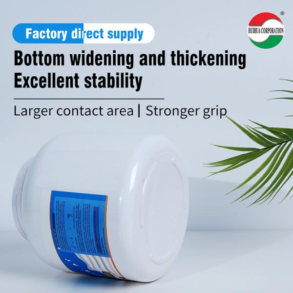Wholesale 4000ml High Volume PET Plastic Jar Container with Screw Cap for Health Supplements and Milk Powder