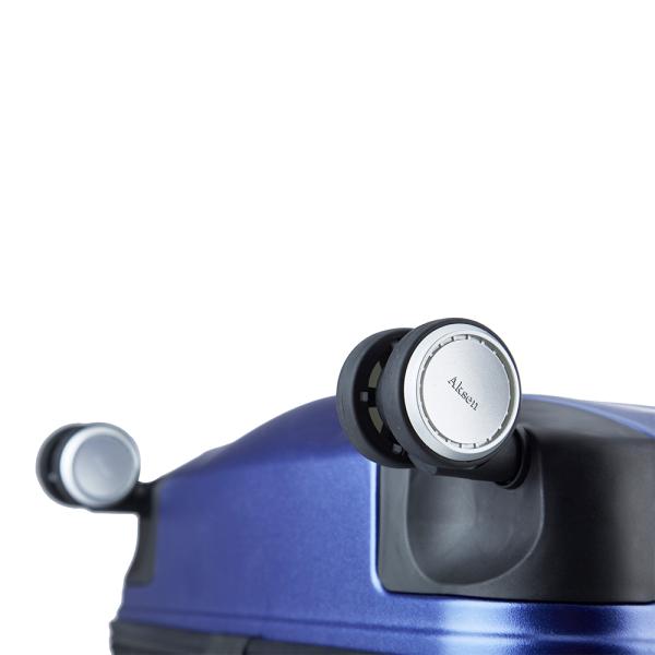 Rueda giratoria lado duro Carga en el equipaje con cerradura TSA de cierre de llave de mano y bolso de viaje de negocios de revestimiento de poliéster 210D