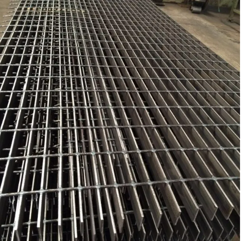 Square Grid Aluminum Steel Grating with Machine Forge Welding for Platform Walkway
