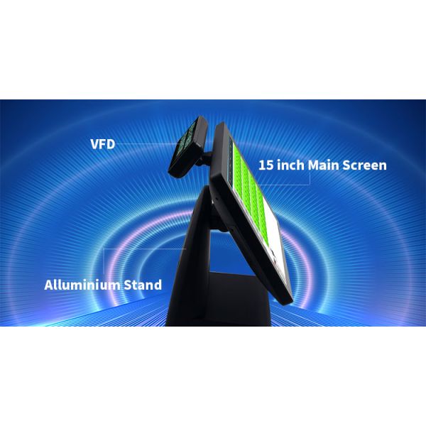 Алюминиевый POS-машина на основе сплава с RK3566 Quad ядро 2 16 CPU и поддержка Win System