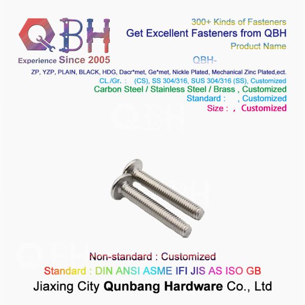 304 винта плоской головки болтов с шестигранной головкой нержавеющей стали M3 перекрестных