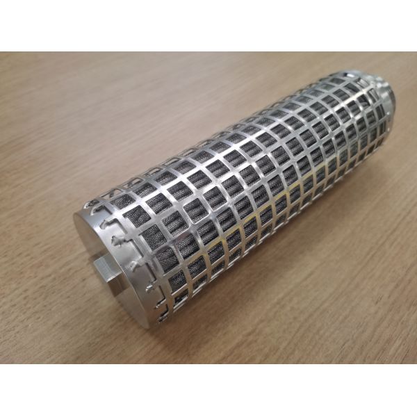 316L Stainless Steel Pleated Filter Cartridge with Large Filtration Area and High Temperature Resistance