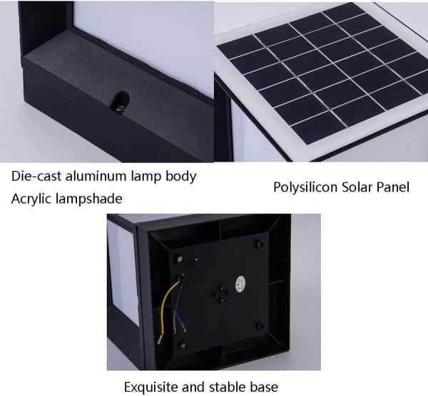 Waterproof Modern Outdoor Pillar Lights Black / Grey Garden Pillar Light