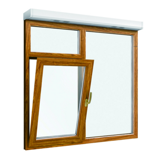 6063 T5 Heat Transfer Wood Grain Aluminum Profiles